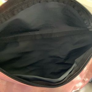 A glitter pink Fanny pack from pink!